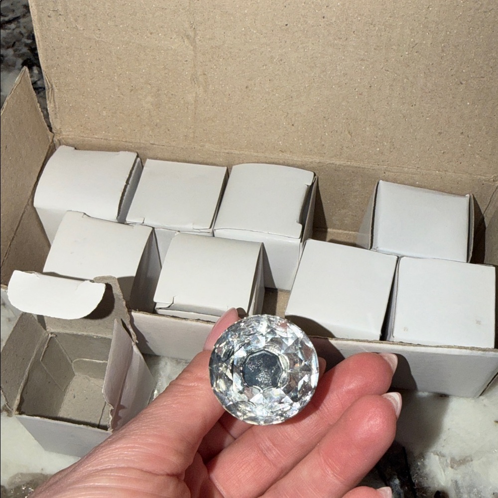 Clear Crystal Knob